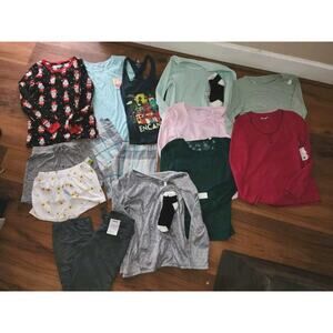 13 Pcs Women’s Pajama Wholesale Liquidation Box Size XS KOHL'S Cuddl Duds